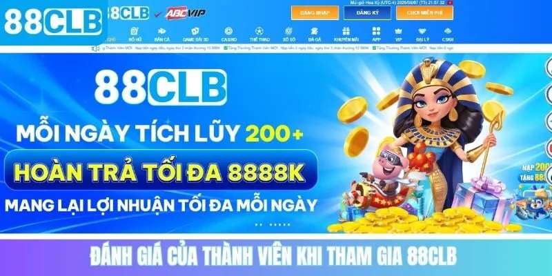 Đánh giá của thành viên khi tham gia 88CLB 